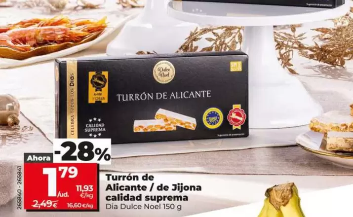 Dia Dulce Noel - Turrón De Alicante/De Jiona Calidad Suprema