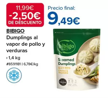 Dumplings Al Vapor De Pollo Y Verduras