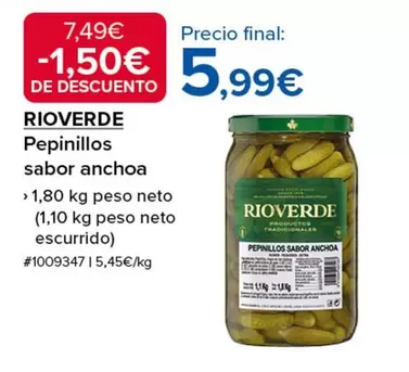 Rioverde - Pepinillos Sabor Anchoa