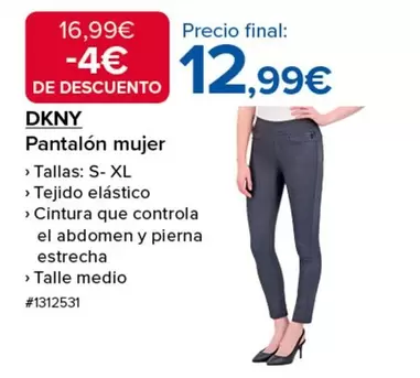 DKNY - Pantalon Mujer
