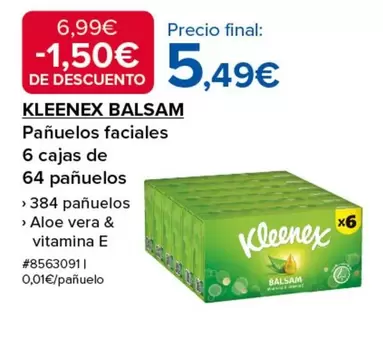 Kleenex - Panuelos Faciales 6 Cajas De 64 Panuelos