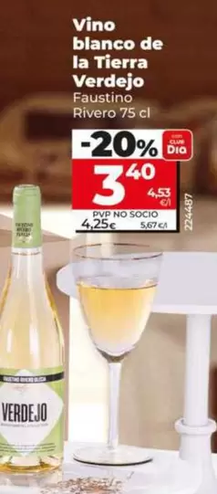 Faustino Rivero - Vino Blanco De La Tierra Verdejo 