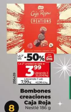 Nestlé - Bombones Creaciones Caja Roja