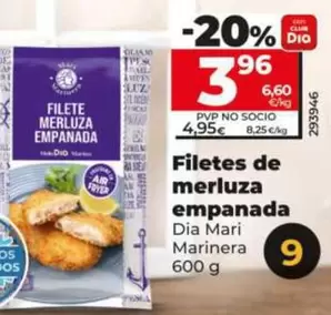 Dia Mari Marinera - Filetes De Merluza Empanada