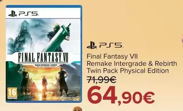 Sony - Final Fantasy VII Remake Intergrade & Rebirth Twin Pack Physical Edition