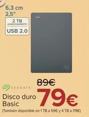 Seagate - Disco Duro Basic