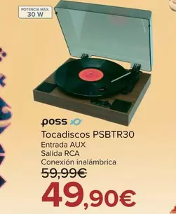 Poss - Tocadiscos Psbtr30