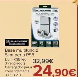 Blackfire - Base Multifunción Slim Para Ps5