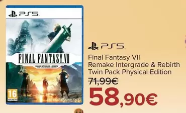 Sony - Final Fantasy VII Remake Intergrade & Rebirth Twin Pack Physical Edition