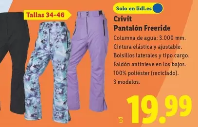 Crivit - Pantalon Freide