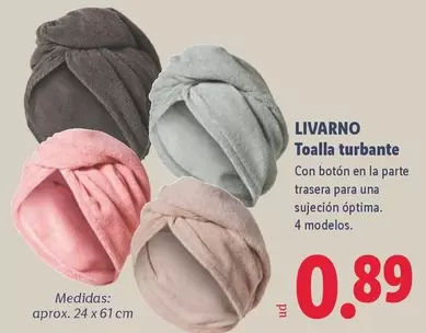 Livarno - Toalla Turbante