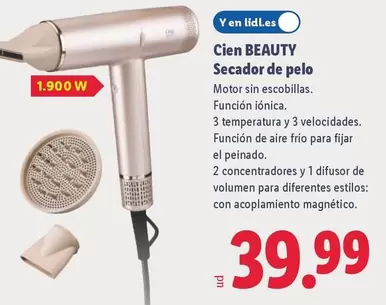 Cien Beauty - Secador De Pelo