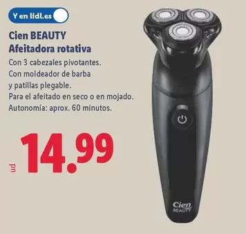 Cien Beauty - Afeitadora Rotativa