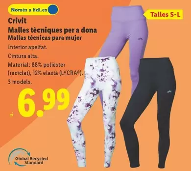 Crivit - Mallas Téonicas Para Mujer