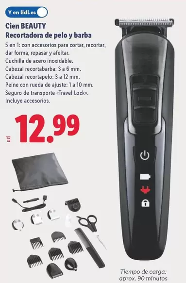 Cien Beauty - Recortadora De Pelo Y Barba