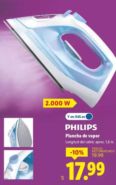 Philips - Plancha De Vapor