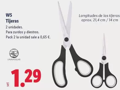 W5 - Tijeras