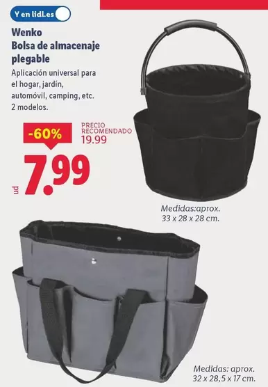 Wenko - Bolsa De Almacenaje Plegable