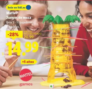 Mattel - Juegos De Mesa