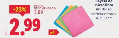 Bayeta De Microfibra Multiuso