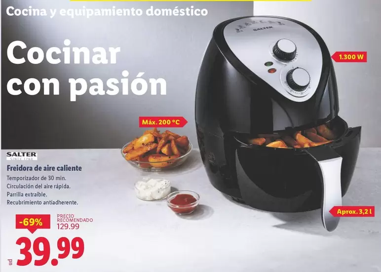 Salter - Freidora De Aire Caliente