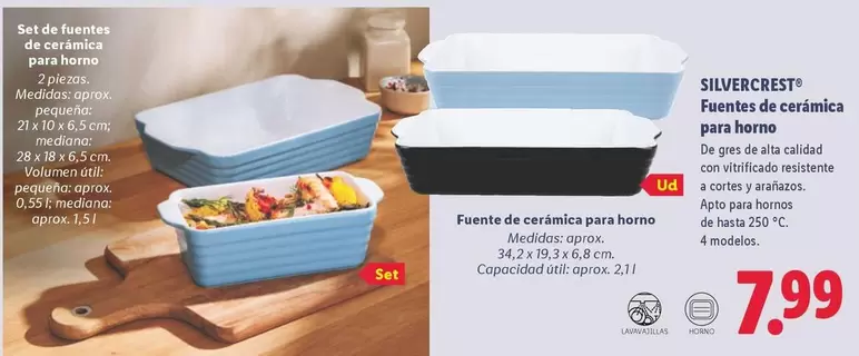 SilverCrest - Fuentes De Ceramica Para Horno