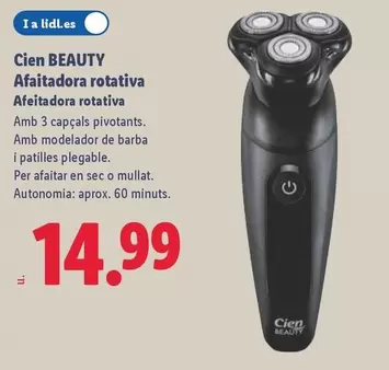 Cien Beauty - Afeitadora Rotativa