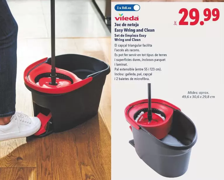 Vileda - Set De Limpieza Easy Wring And Clean