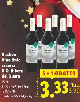 Hachon - Vino Tinto Crianza D.O. Ribera Del Duero