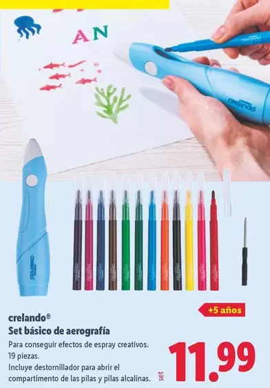 Crelando - Set Basico De Aerografía