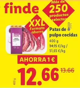 Findus - Patas De Pulpo Cocidas