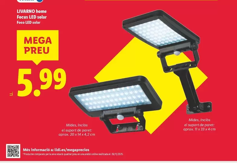 Livarno Home - Foco LED Solar