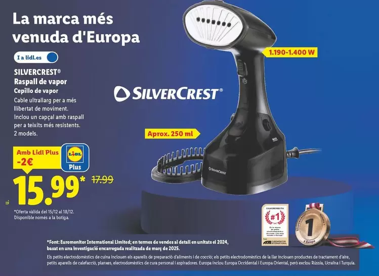 SilverCrest - Cepillo De Vapor