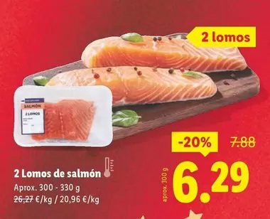 2 Lomos De Salmon