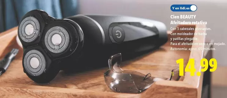 Cien Beauty - Afeitadora Rotativa