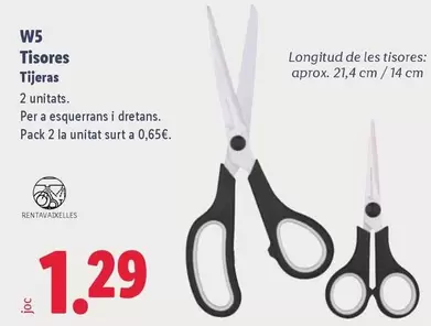 W5 - Tijeras