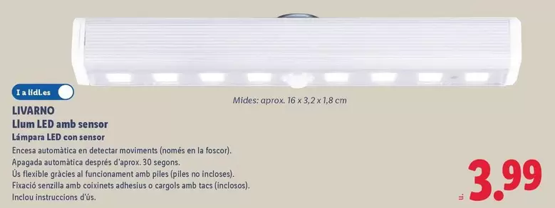 Livarno - Limpia LED Amb Sensor
