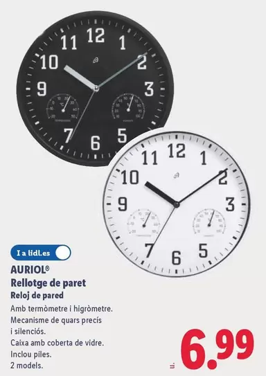 Auriol - Reloj De Pared