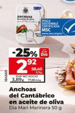 Dia Mari Marinera - Anchoas Del Cantábrico En Aceite De Oliva