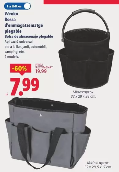 Wenko - Bolsa De Almacenaje Plegable