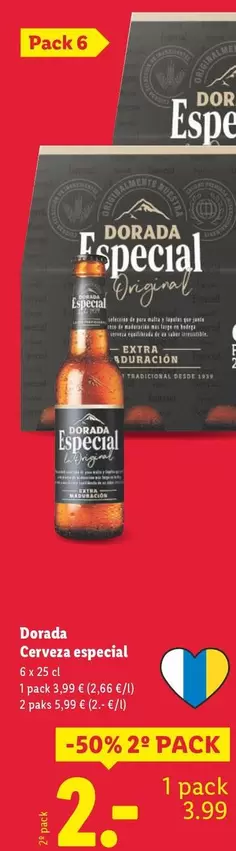 Dorada - Cerveza Especial