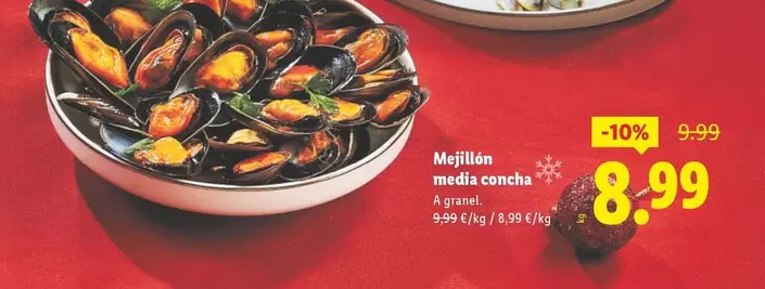 Mejillon Medias Concha