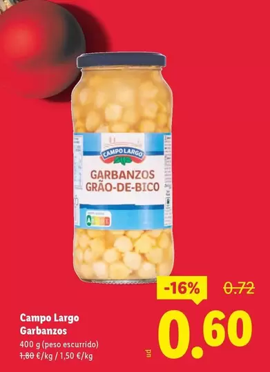 Campo Largo - Garbanzos