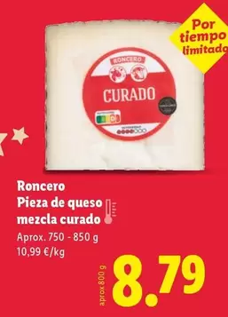 Roncero - Pieza De Queso Mezcla Curado