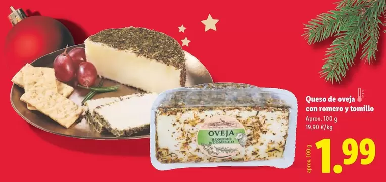 Queso De Esprit Con Romero Y Tamito