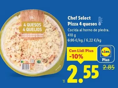 Chef Select - Pizza 4 Quesos