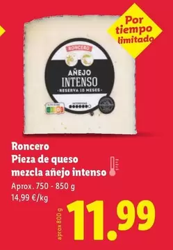 Roncero - Pienso De Queso Mezcla Anejo Intenso