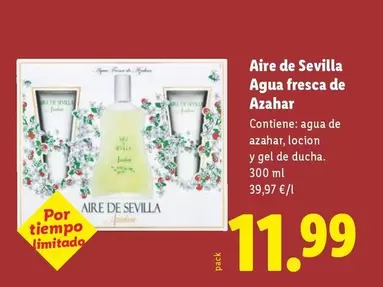 Aire De Sevilla Agua Fresca De Azahar
