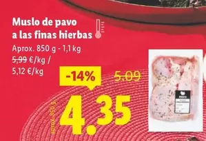 Muslo De Pavo A Las Hierbas