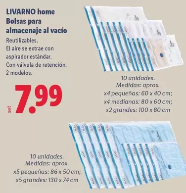 Livarno Home - Bolsa Para Almacenaje Al Vacío